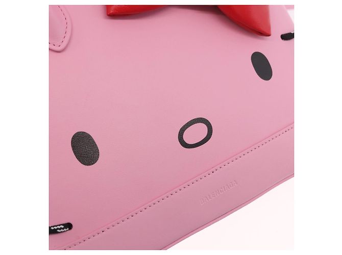 BALENCIAGA Sanrio Virutop HandleS Leather 2way Pink 619014 Auth 188908SM - vista 21