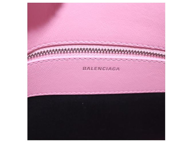 BALENCIAGA Sanrio Virutop HandleS Leather 2way Pink 619014 Auth 188908SM - vista 24