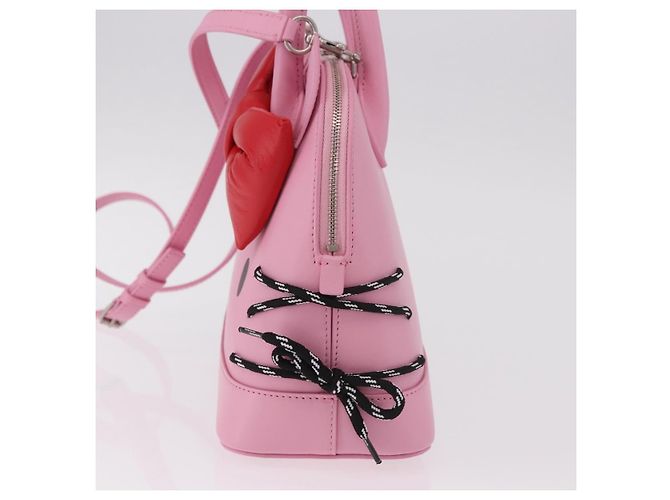 BALENCIAGA Sanrio Virutop HandleS Leather 2way Pink 619014 Auth 188908SM - vista 3