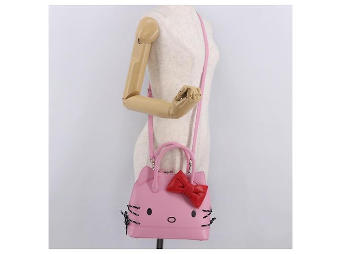 BALENCIAGA Sanrio Virutop HandleS Leather 2way Pink 619014 Auth 188908SM - vista 31