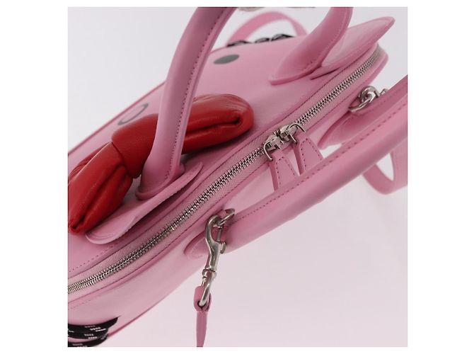 BALENCIAGA Sanrio Virutop HandleS Leather 2way Pink 619014 Auth 188908SM - vista 6