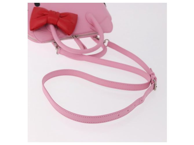BALENCIAGA Sanrio Virutop HandleS Leather 2way Pink 619014 Auth 188908SM - vista 8