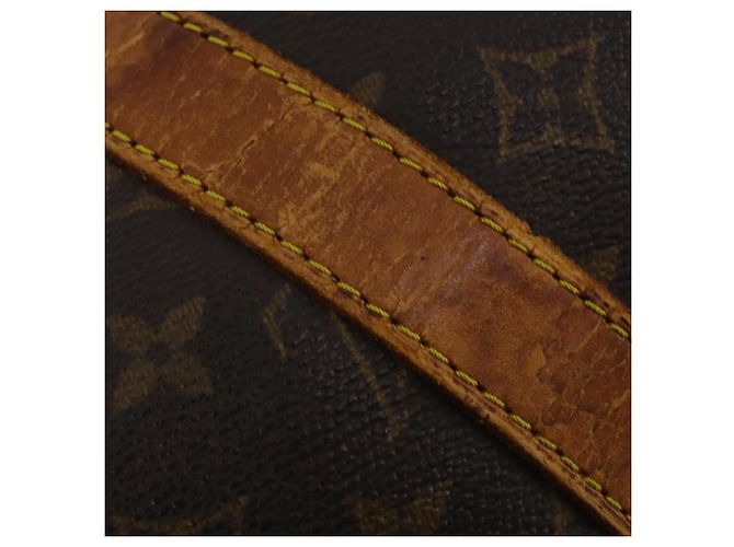 LOUIS VUITTON Monogram Keepall Bandouliere 55 Borsa Boston M41414 LV Auth 185696 Monogramma - vista 21