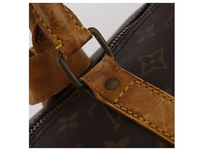 LOUIS VUITTON Monogram Keepall Bandouliere 55 Borsa Boston M41414 LV Auth 185696 Monogramma - vista 22