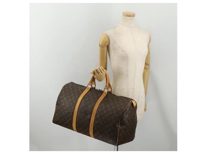 LOUIS VUITTON Monogram Keepall 50 Boston Bag M41426 LV Auth 187809 Monogramm - Ansicht 25