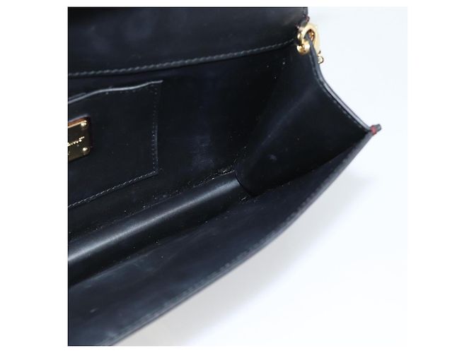 Borsa a Spalla Salvatore Ferragamo Gancini in Pelle Marrone e Oro Auth 187281V D'oro - vista 19