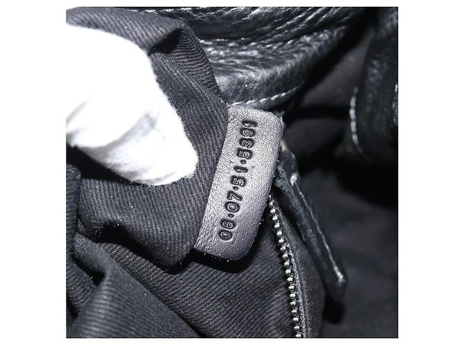 Chloé Borsa Chloe Paddington in pelle nera oro argento autenticata am11929M Nero D'oro - vista 11