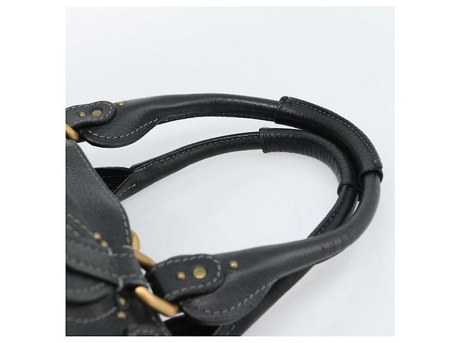 Chloé Borsa Chloe Paddington in pelle nera oro argento autenticata am11929M Nero D'oro - vista 14