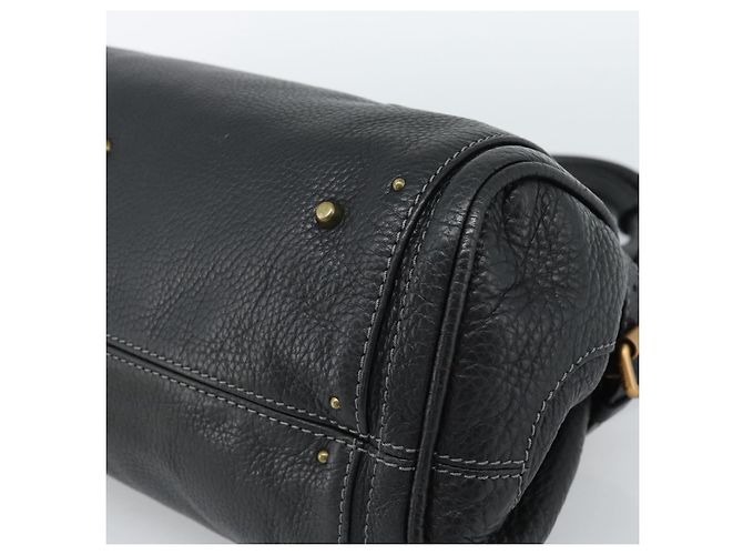 Chloé Borsa Chloe Paddington in pelle nera oro argento autenticata am11929M Nero D'oro - vista 16