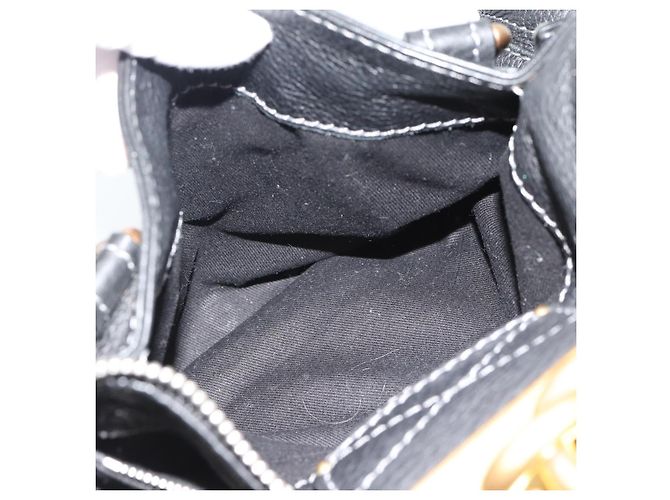 Chloé Borsa Chloe Paddington in pelle nera oro argento autenticata am11929M Nero D'oro - vista 28