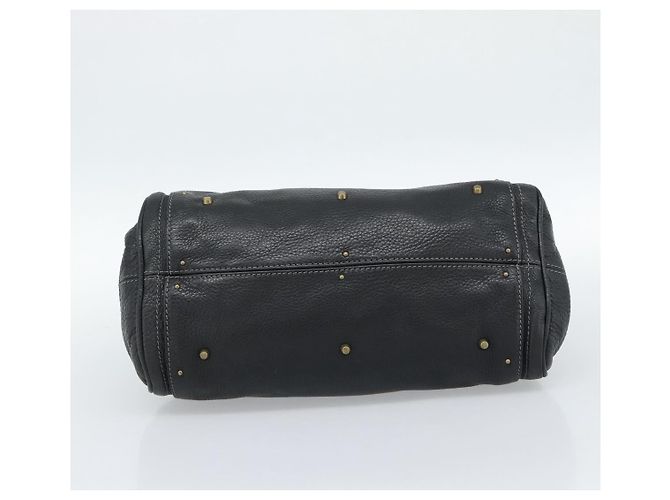 Chloé Borsa Chloe Paddington in pelle nera oro argento autenticata am11929M Nero D'oro - vista 5
