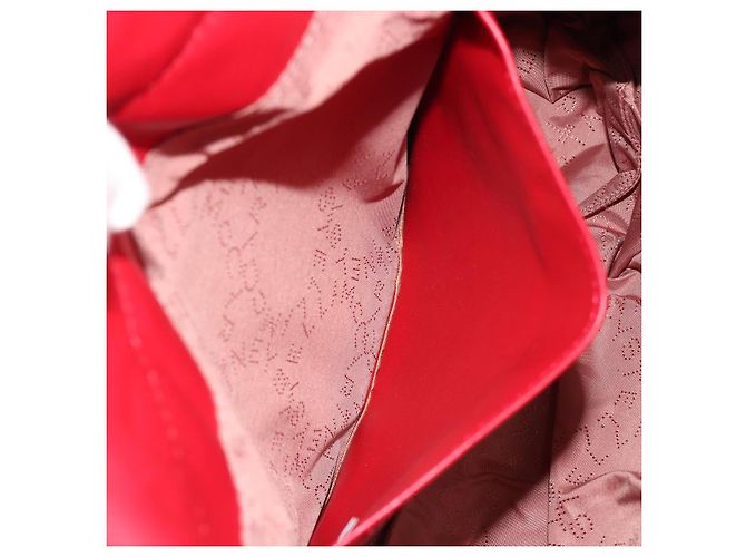 Autre Marque Bolso de hombro Stella MacCartney Chain Falabella Vinilo Rojo Auth BA13554A Roja - vista 22