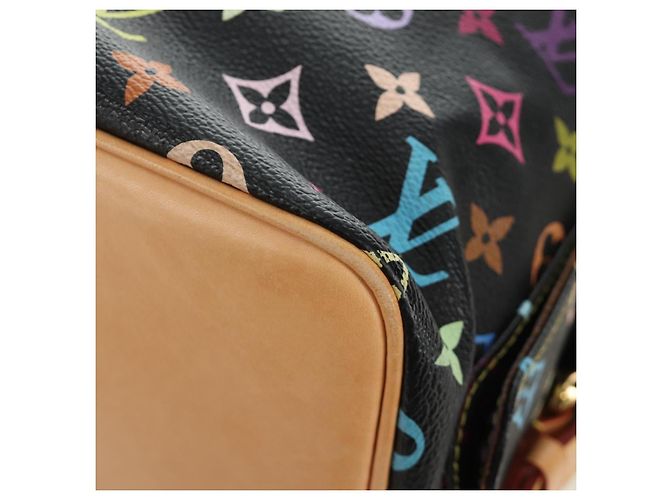 LOUIS VUITTON Monogram Multicolor Petit Noe Bag Black M42230 LV Auth mr2527SAV Schwarz - Ansicht 17