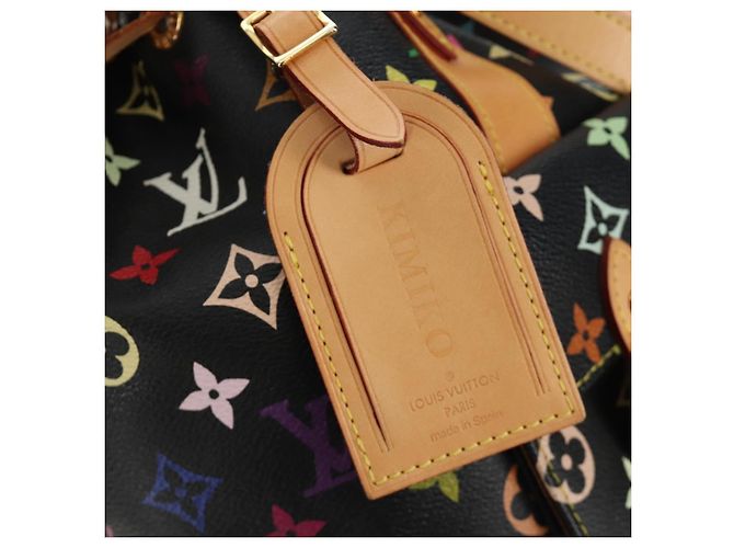 LOUIS VUITTON Monogram Multicolor Petit Noe Bag Black M42230 LV Auth mr2527SAV Schwarz - Ansicht 20