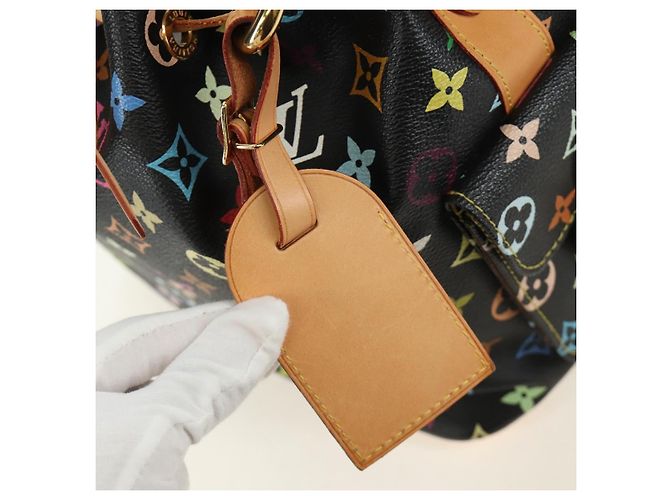LOUIS VUITTON Monogram Multicolor Petit Noe Bag Black M42230 LV Auth mr2527SAV Schwarz - Ansicht 21