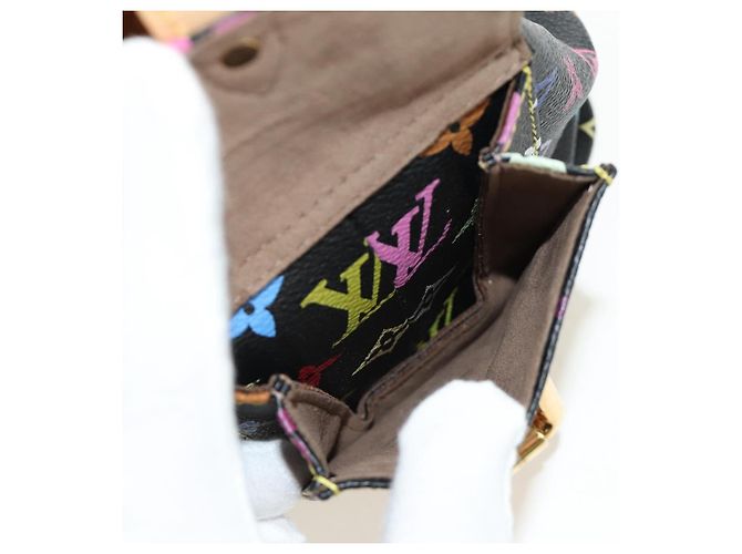 LOUIS VUITTON Monogram Multicolor Petit Noe Bag Black M42230 LV Auth mr2527SAV Schwarz - Ansicht 30