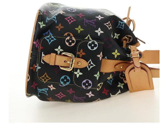 LOUIS VUITTON Monogram Multicolor Petit Noe Bag Black M42230 LV Auth mr2527SAV Schwarz - Ansicht 4