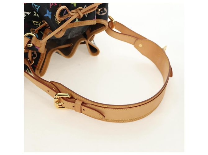 LOUIS VUITTON Monogram Multicolor Petit Noe Bag Black M42230 LV Auth mr2527SAV Schwarz - Ansicht 7