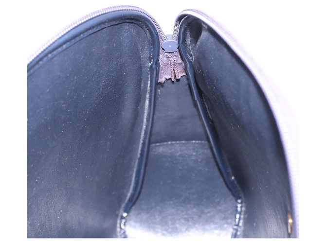 Borsa a tracolla Christian Dior Trotter Canvas Navy Gold Auth 189386A D'oro Blu navy - vista 18