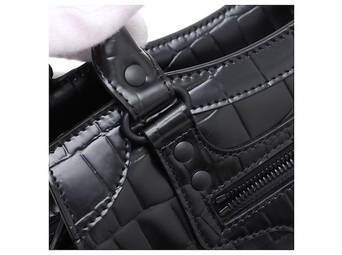 Balenciaga Borsa Tote Neo Classic City Medium in pelle nera Nero - vista 11
