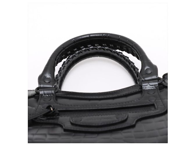 Balenciaga Borsa Tote Neo Classic City Medium in pelle nera Nero - vista 6