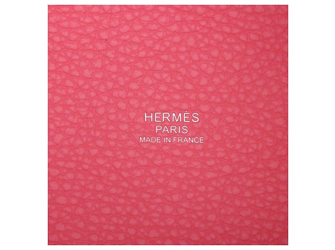 Hermès Borsa a secchiello Picotin 18 in pelle Taurillon Clemence Rose Azalee Rosa - vista 8