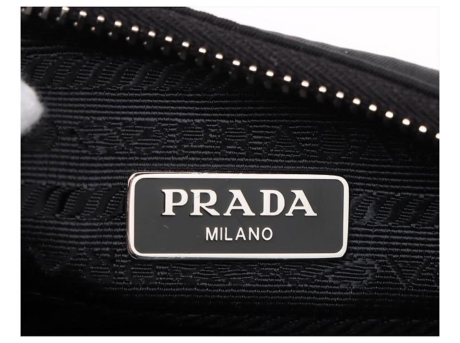 Prada Borsa a tracolla Re-Edition 2005 in nylon Econyl Black Nero - vista 7