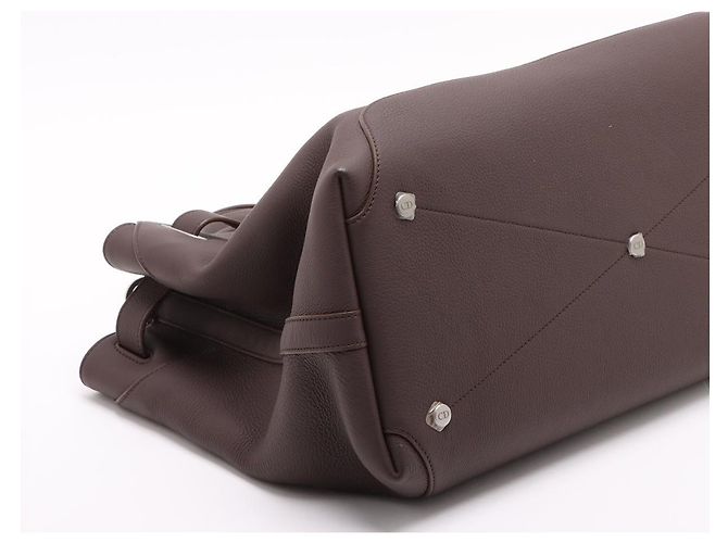 Dior Borsa Tote Crossbody Normandie in pelle di vitello Medium Marrone - vista 4