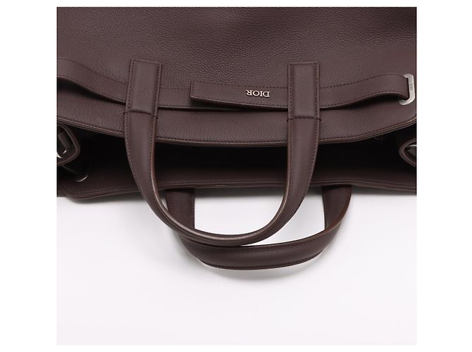 Dior Borsa Tote Crossbody Normandie in pelle di vitello Medium Marrone - vista 5