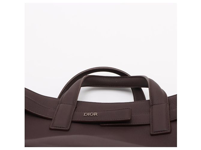 Dior Borsa Tote Crossbody Normandie in pelle di vitello Medium Marrone - vista 6