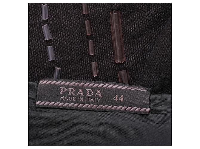 Top con pedrería Prada Negro - vista 7