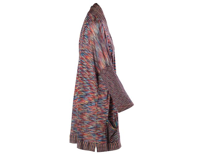 Missoni Iconic Multicolor Draped Knit Cardigan Mehrfarben - Ansicht 2