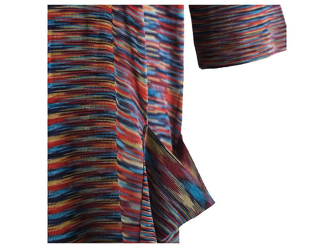 Missoni Iconic Multicolor Draped Knit Cardigan Mehrfarben - Ansicht 4