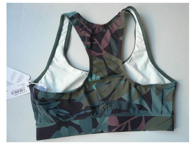 Eres Sport-BH Blattprint - Terre 22E Grün Dunkelgrün - Ansicht 3
