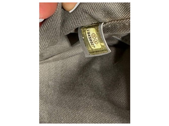 Zaino Chanel Graffiti Canvas & Leather Beige Usato - vista 8