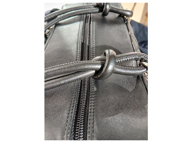 Borsa Chanel Cambon Reporter Multi-tasche in Pelle Nera Nero - vista 11