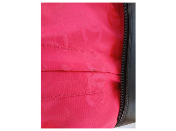Borsa Chanel Cambon Reporter Multi-tasche in Pelle Nera Nero - vista 17