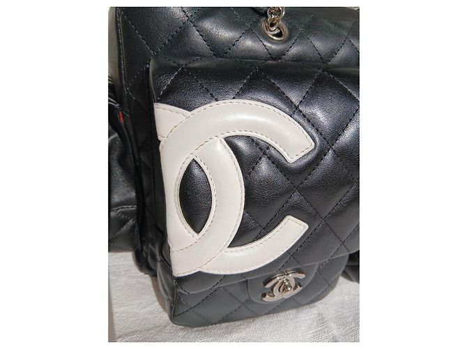 Borsa Chanel Cambon Reporter Multi-tasche in Pelle Nera Nero - vista 4