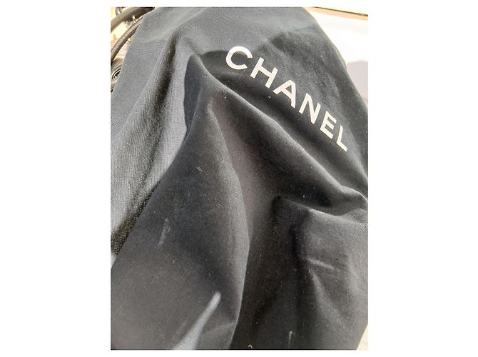 Borsa Chanel Cambon Reporter Multi-tasche in Pelle Nera Nero - vista 7