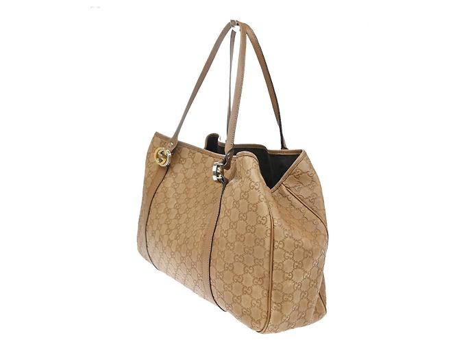 Gucci Twins Tote Guccissima Leder Large Braun - Ansicht 4