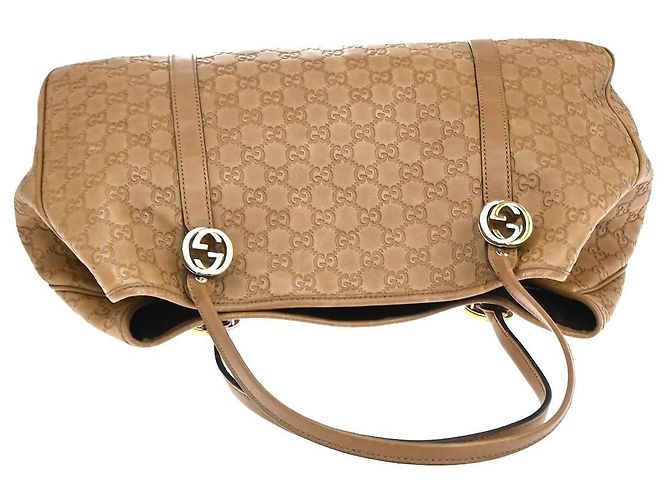 Gucci Twins Tote Guccissima Leder Large Braun - Ansicht 7