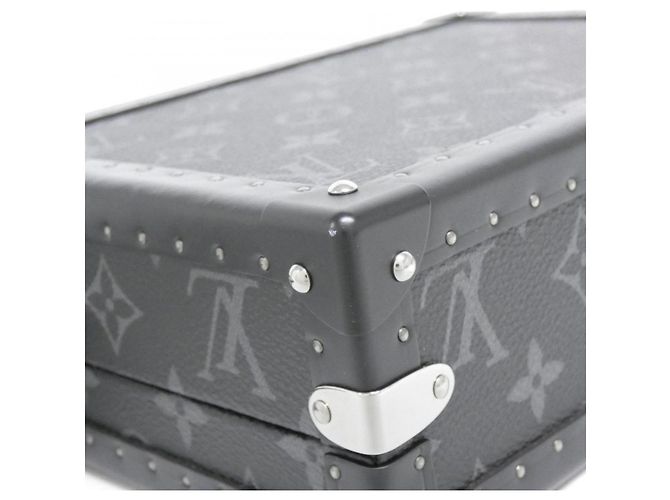 Clutch e bolsa de ombro Louis Vuitton Monogram Eclipse Preto - vista 2