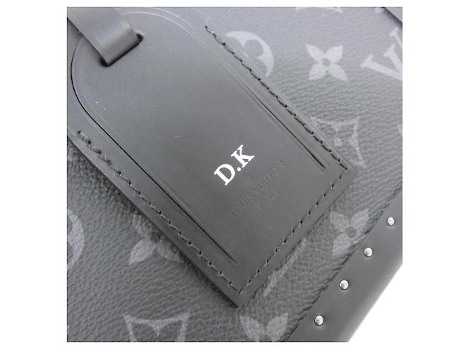 Clutch e bolsa de ombro Louis Vuitton Monogram Eclipse Preto - vista 3