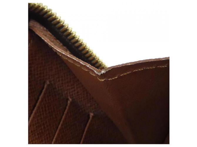 Cartera Organizadora Louis Vuitton Monogram Zippy Castaño - vista 10