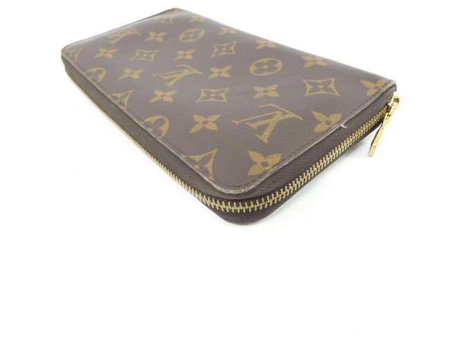 Cartera Organizadora Louis Vuitton Monogram Zippy Castaño - vista 2