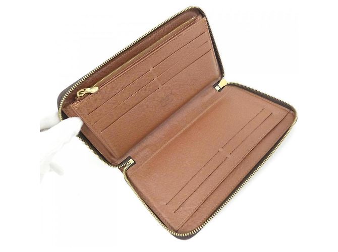 Cartera Organizadora Louis Vuitton Monogram Zippy Castaño - vista 6