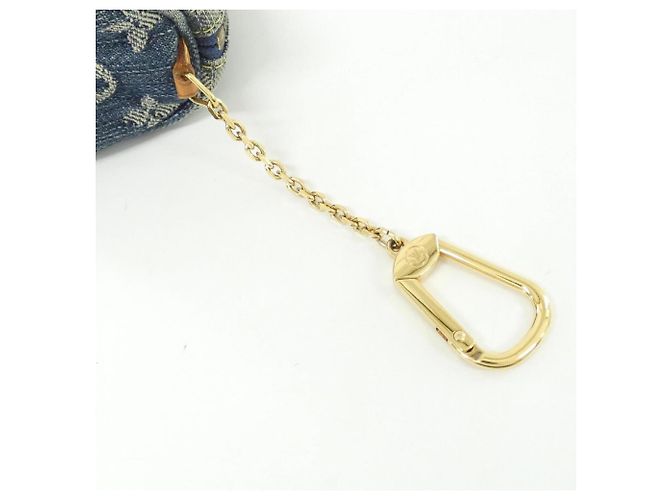 Pochette Monogram Denim Louis Vuitton Blu - vista 9
