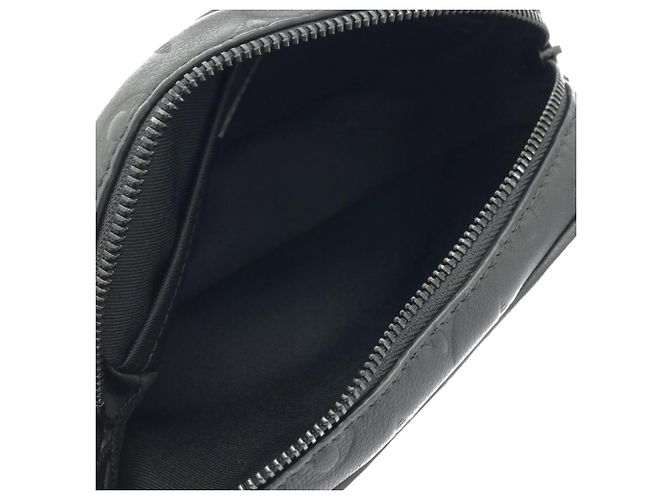 Borsa a tracolla Louis Vuitton Monogram Shadow Trocadero Nero - vista 7