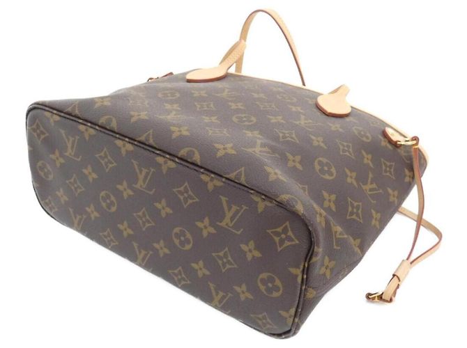 Borsa Louis Vuitton Monogram Neverfull PM Marrone Beige - vista 2