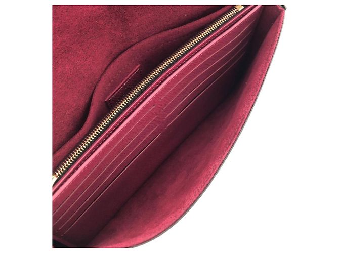 Borsa a tracolla Louis Vuitton Monogram Pochette Felicie Marrone - vista 6